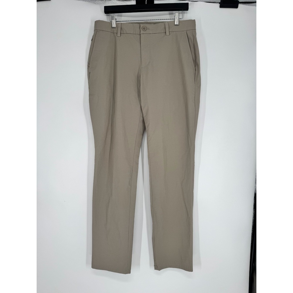 Vineyard Vines On The Go OTG Chino Performance Pants Mens 33x32 Golf Khaki Beige